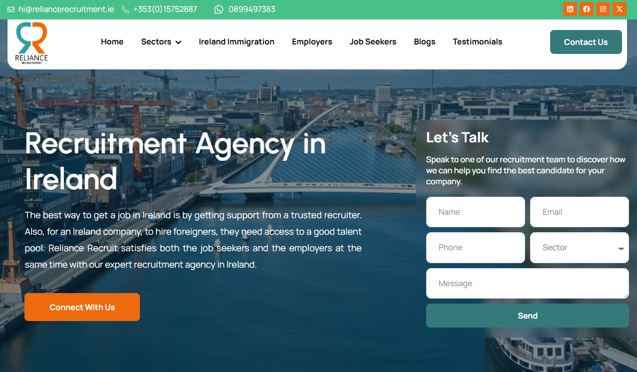 Reliance Recruitment Ireland